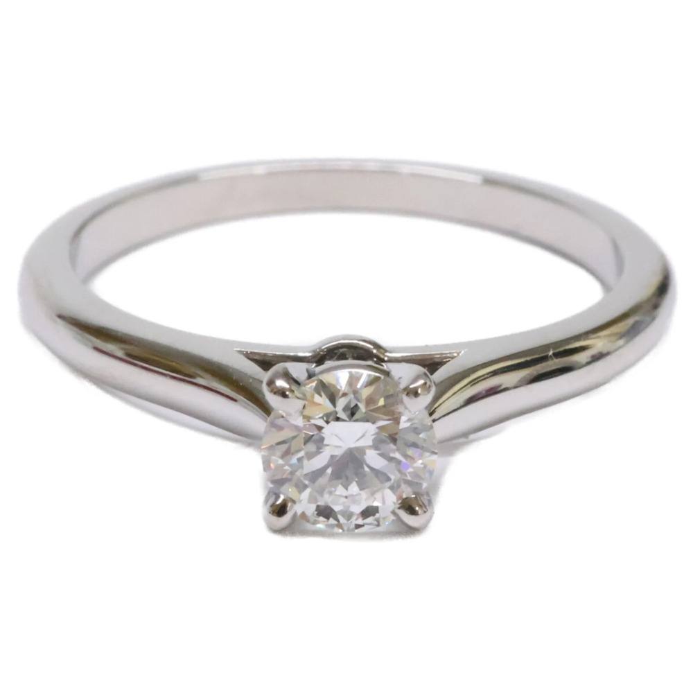 CARTIER Silver Diamond 1895 Ring